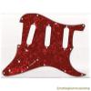 RED PEARL STRAT PICKGUARD 3PLY